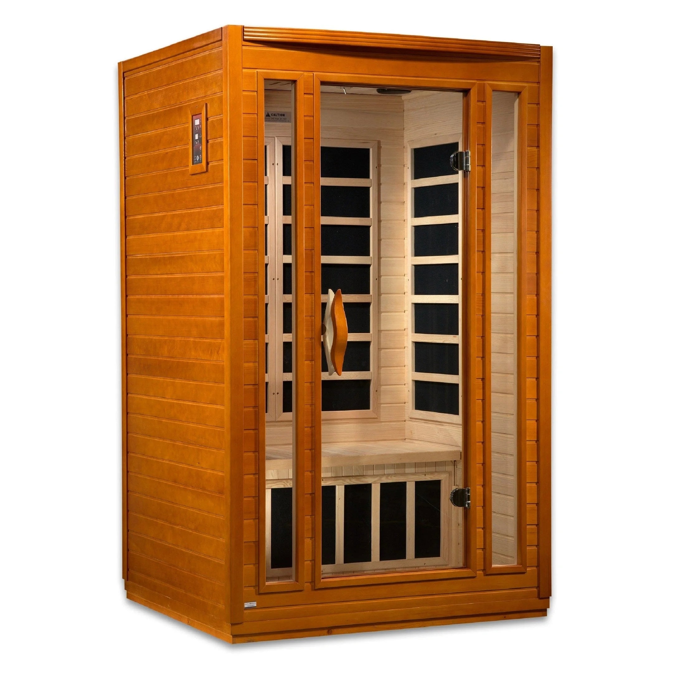 Dynamic San Marino Elite 2-person Ultra Low EMF FAR Infrared Sauna - DYN-6206-01 Elite - side profile