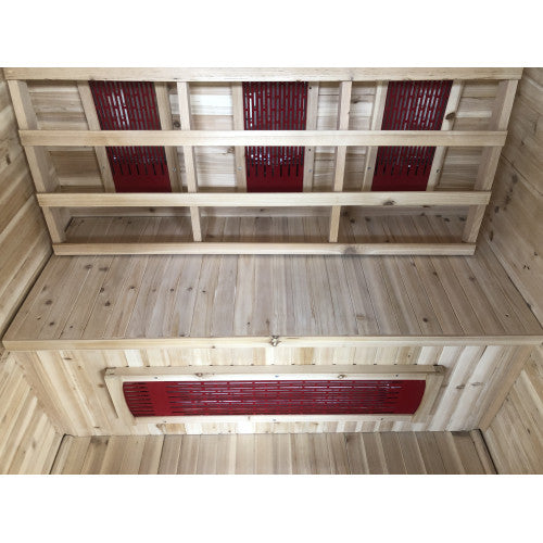 Sunray Burlington 2-Person Outdoor Sauna with Ceramic Heaters