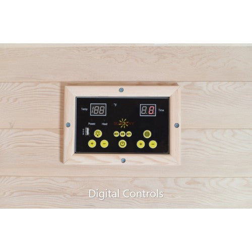 Sunray Burlington 2-Person Outdoor Sauna with Ceramic Heaters