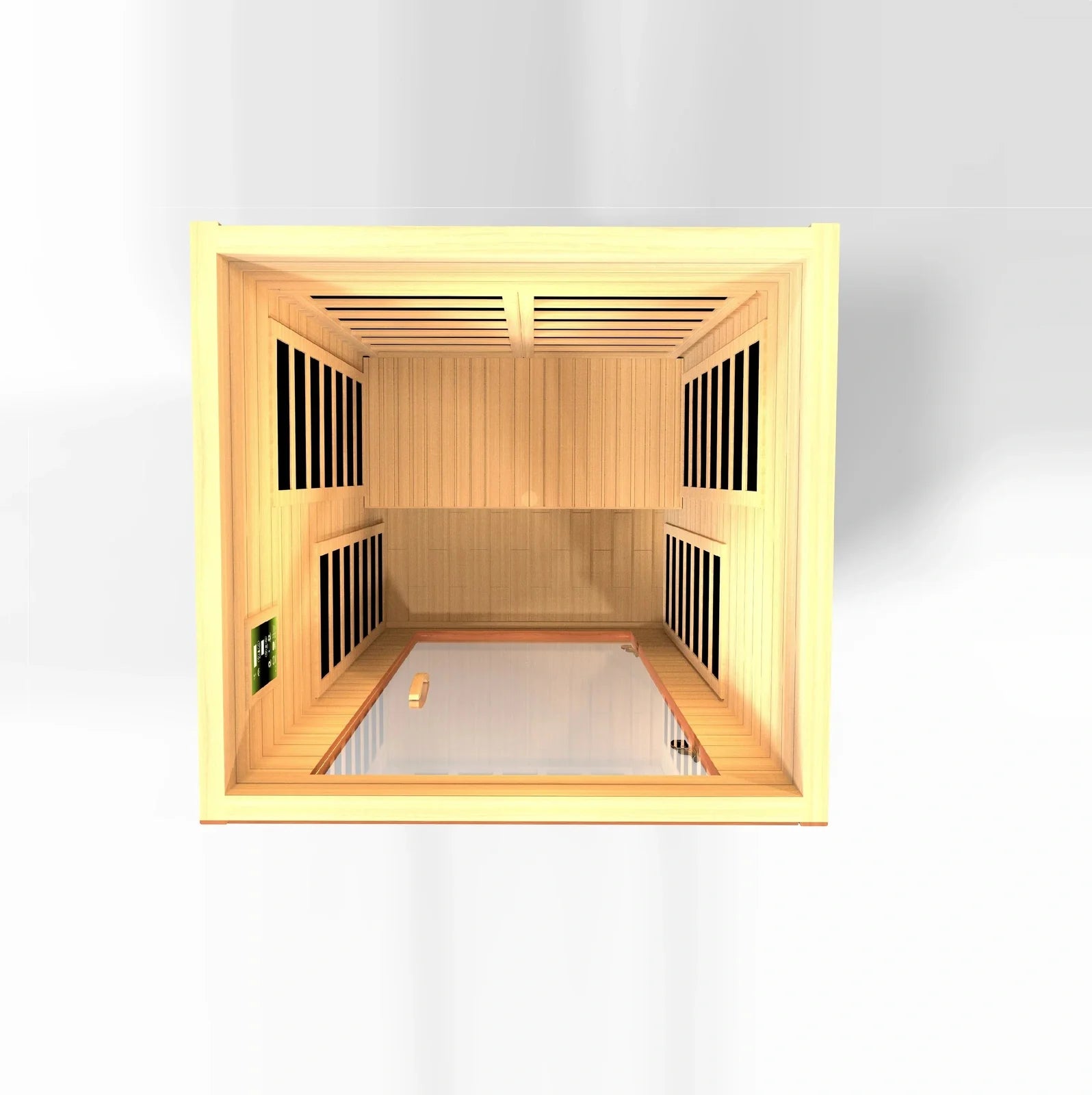 Dynamic "Avila" 1-2-person Low EMF FAR Infrared Sauna DYN-6103-01 - bench detail