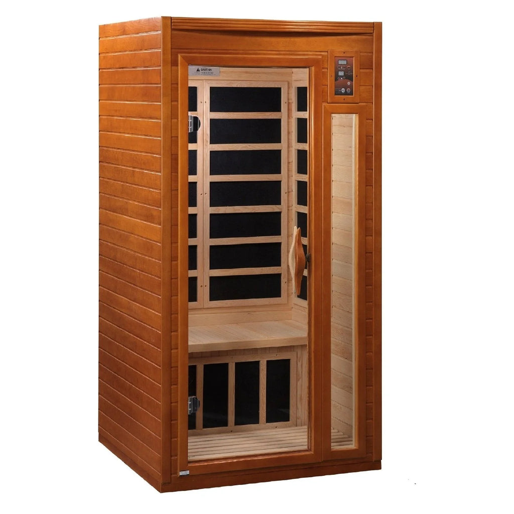Dynamic Barcelona Elite 1-2-person Ultra Low EMF FAR Infrared Sauna - DYN-6106-01 Elite - door detail