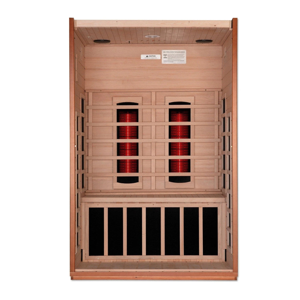 Dynamic "Cordoba" 2-Person Full Spectrum  Near Zero EMF FAR Infrared Sauna DYN-6203-02 FS - control panel detail