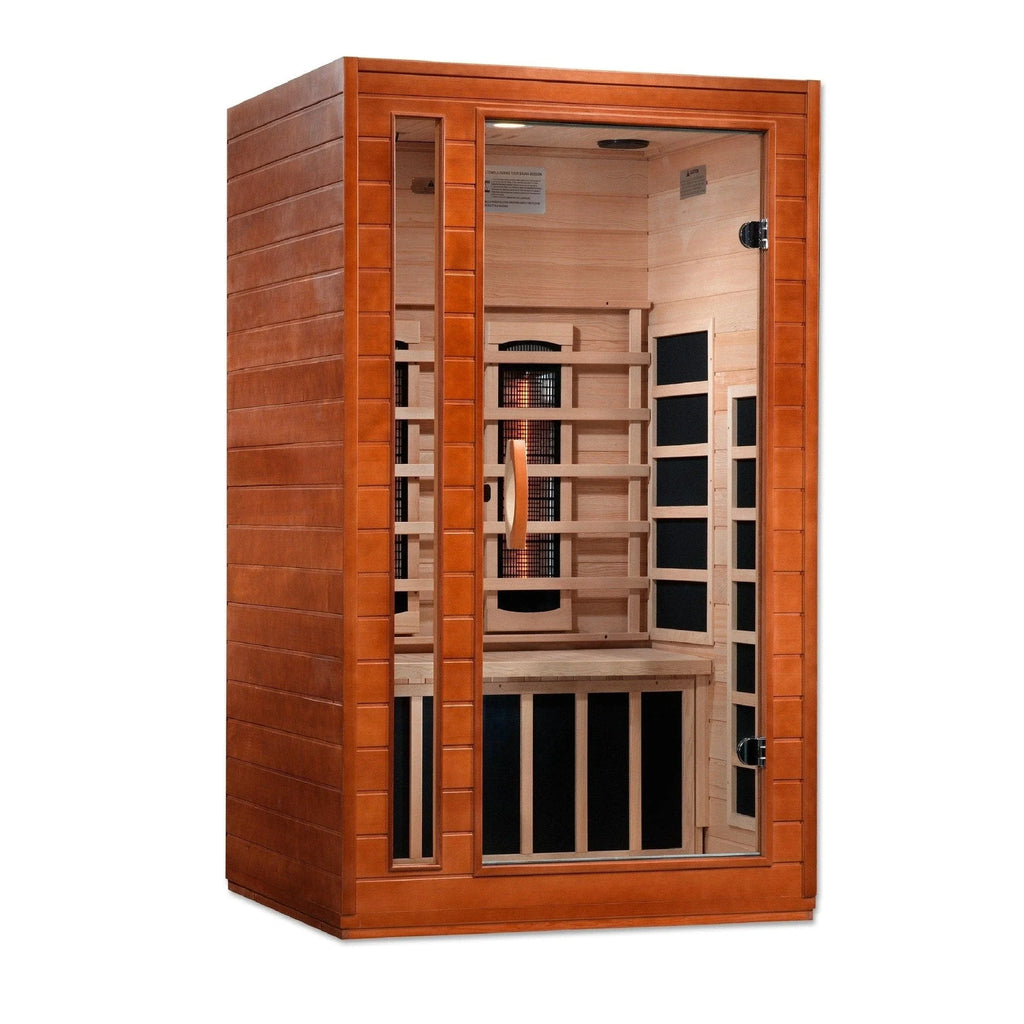 Dynamic "Cordoba" 2-Person Full Spectrum  Near Zero EMF FAR Infrared Sauna DYN-6203-02 FS - side profile