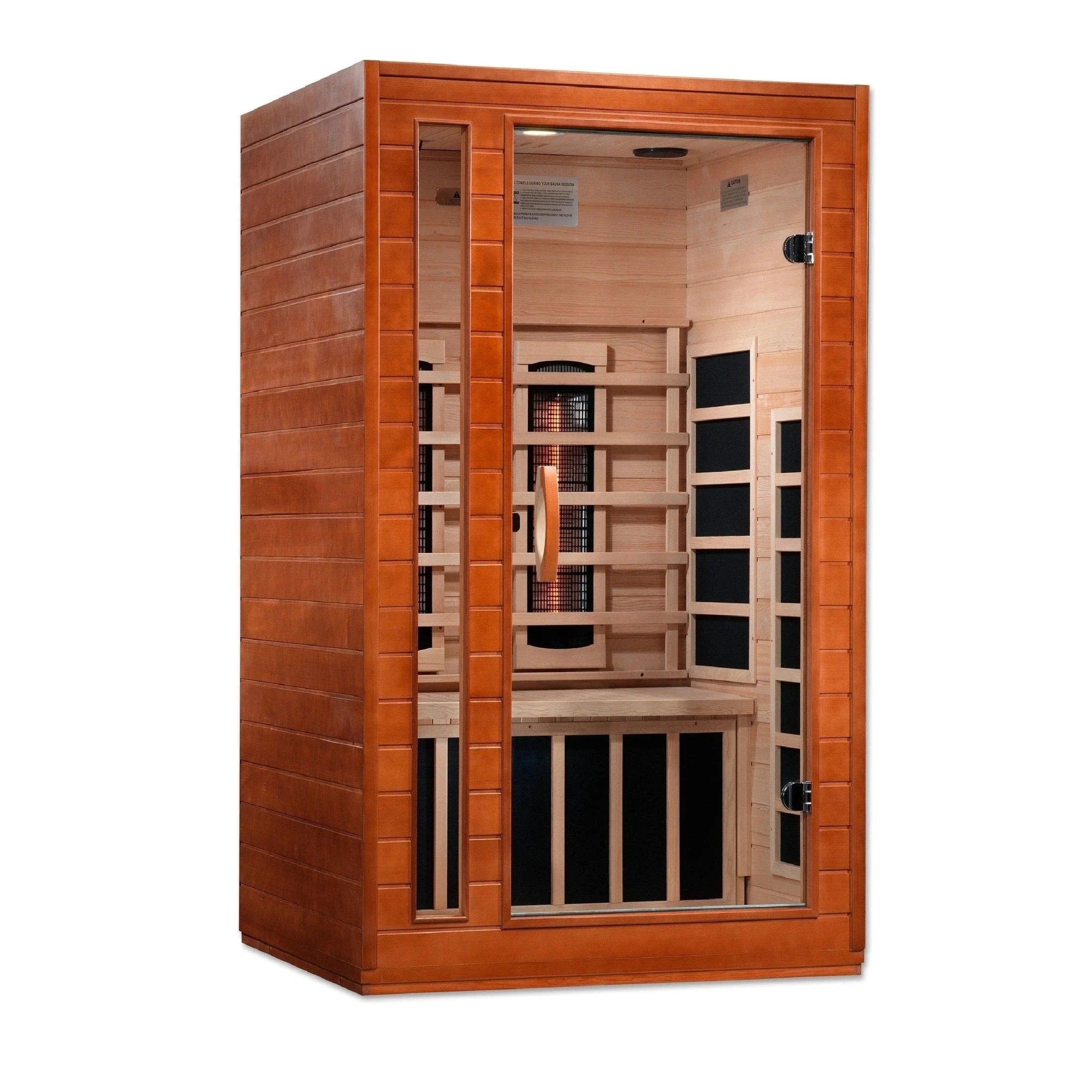 Dynamic "Cordoba" 2-Person Full Spectrum  Near Zero EMF FAR Infrared Sauna DYN-6203-02 FS - side profile