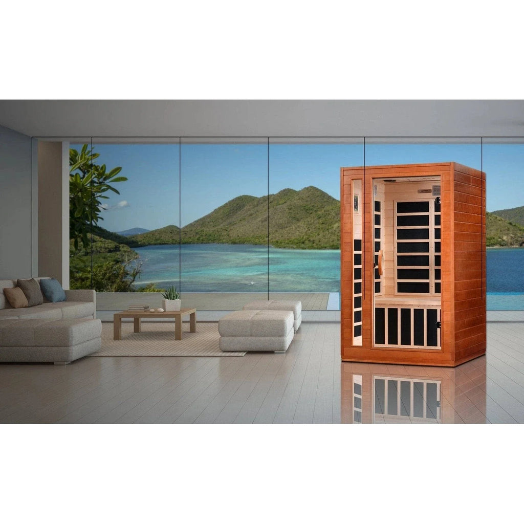 Dynamic "Cordoba" 2-person Low EMF FAR Infrared Sauna - DYN-6203-01 - package contents