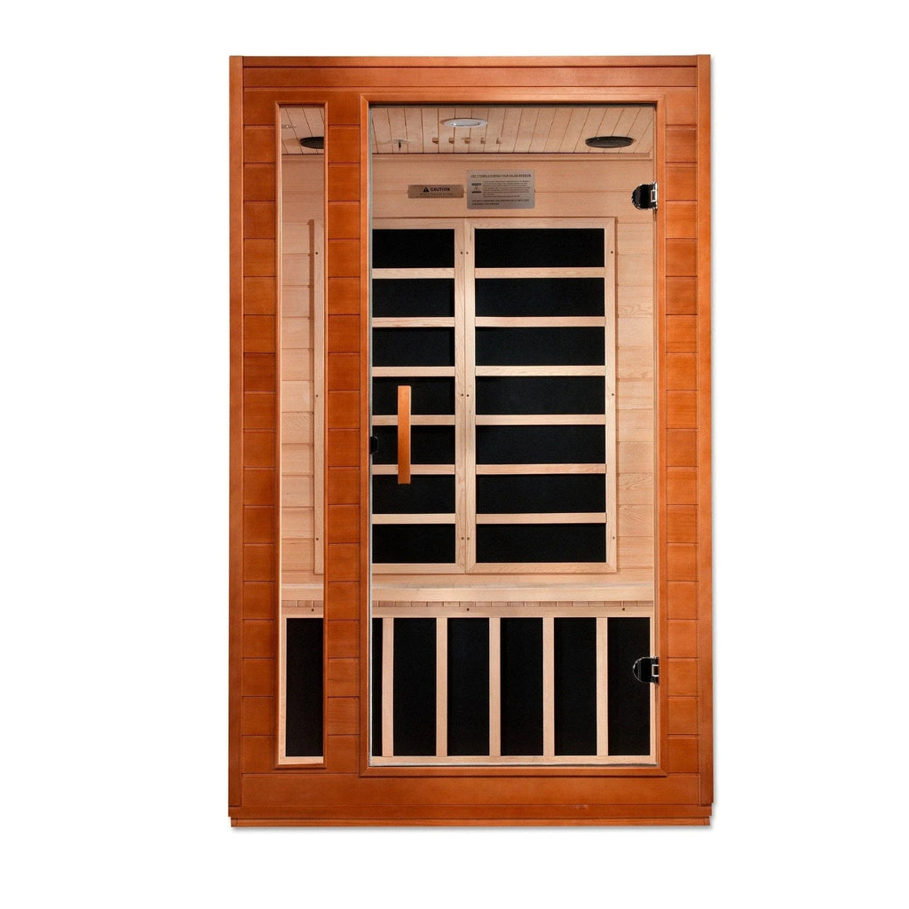 Dynamic "Cordoba" 2-person Low EMF FAR Infrared Sauna - DYN-6203-01 - interior detail