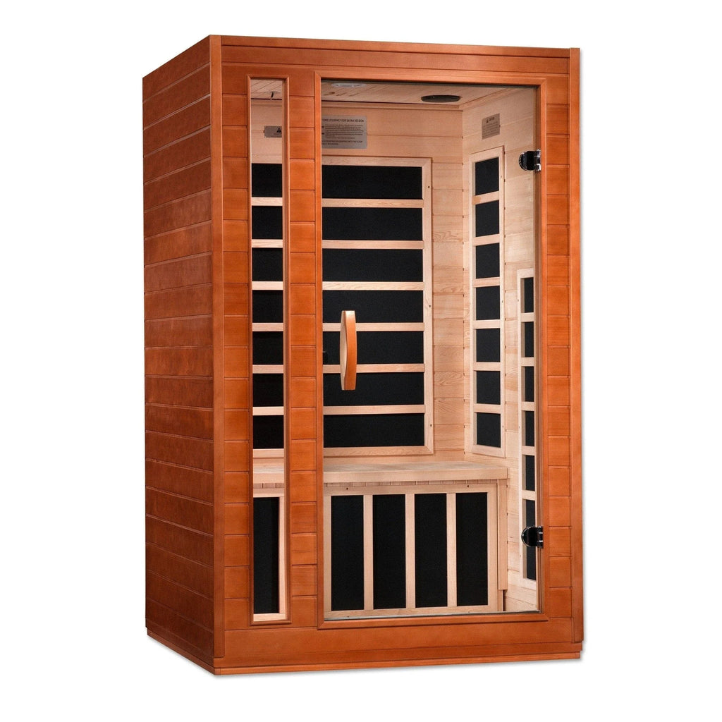 Dynamic Cordoba Elite 2-person Ultra Low EMF FAR Infrared Sauna - DYN-6203-01 Elite - exterior front view