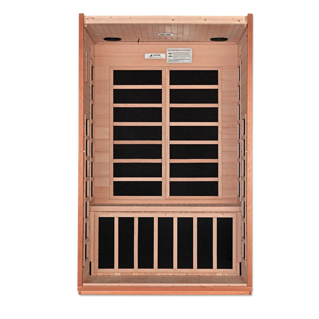 Dynamic Cordoba Elite 2-person Ultra Low EMF FAR Infrared Sauna - DYN-6203-01 Elite - control panel detail