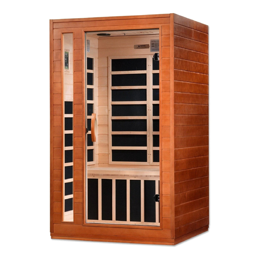 Dynamic Cordoba Elite 2-person Ultra Low EMF FAR Infrared Sauna - DYN-6203-01 Elite - side profile
