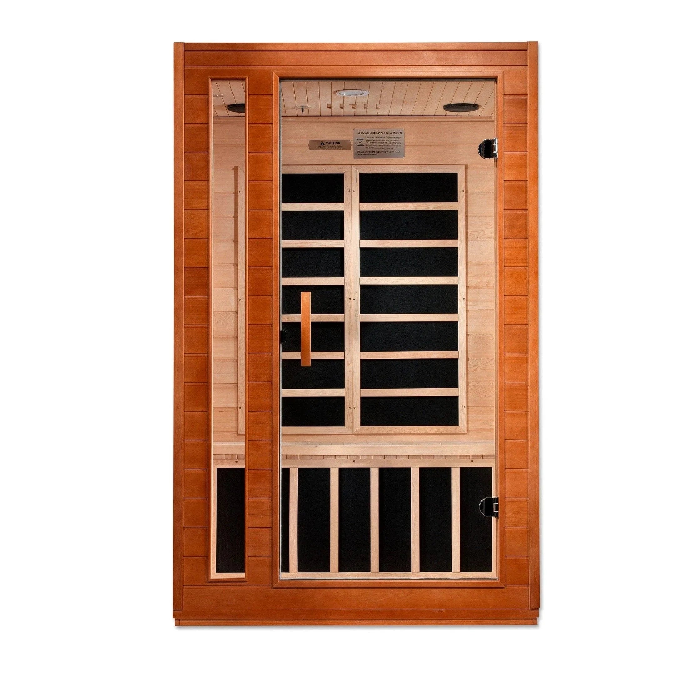 Dynamic Cordoba Elite 2-person Ultra Low EMF FAR Infrared Sauna - DYN-6203-01 Elite - interior detail