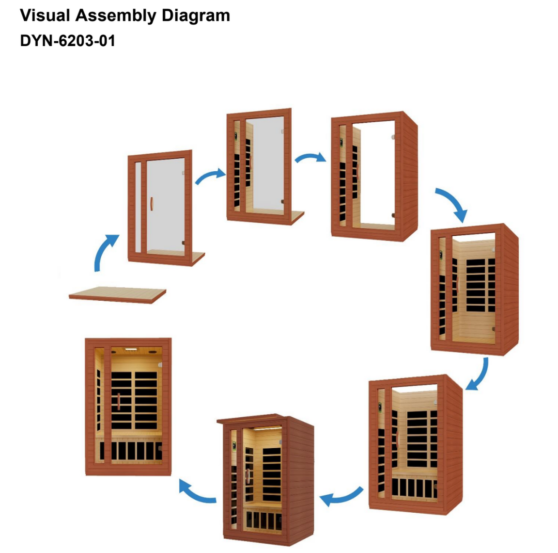Dynamic Cordoba Elite 2-person Ultra Low EMF FAR Infrared Sauna - DYN-6203-01 Elite - wood grain detail