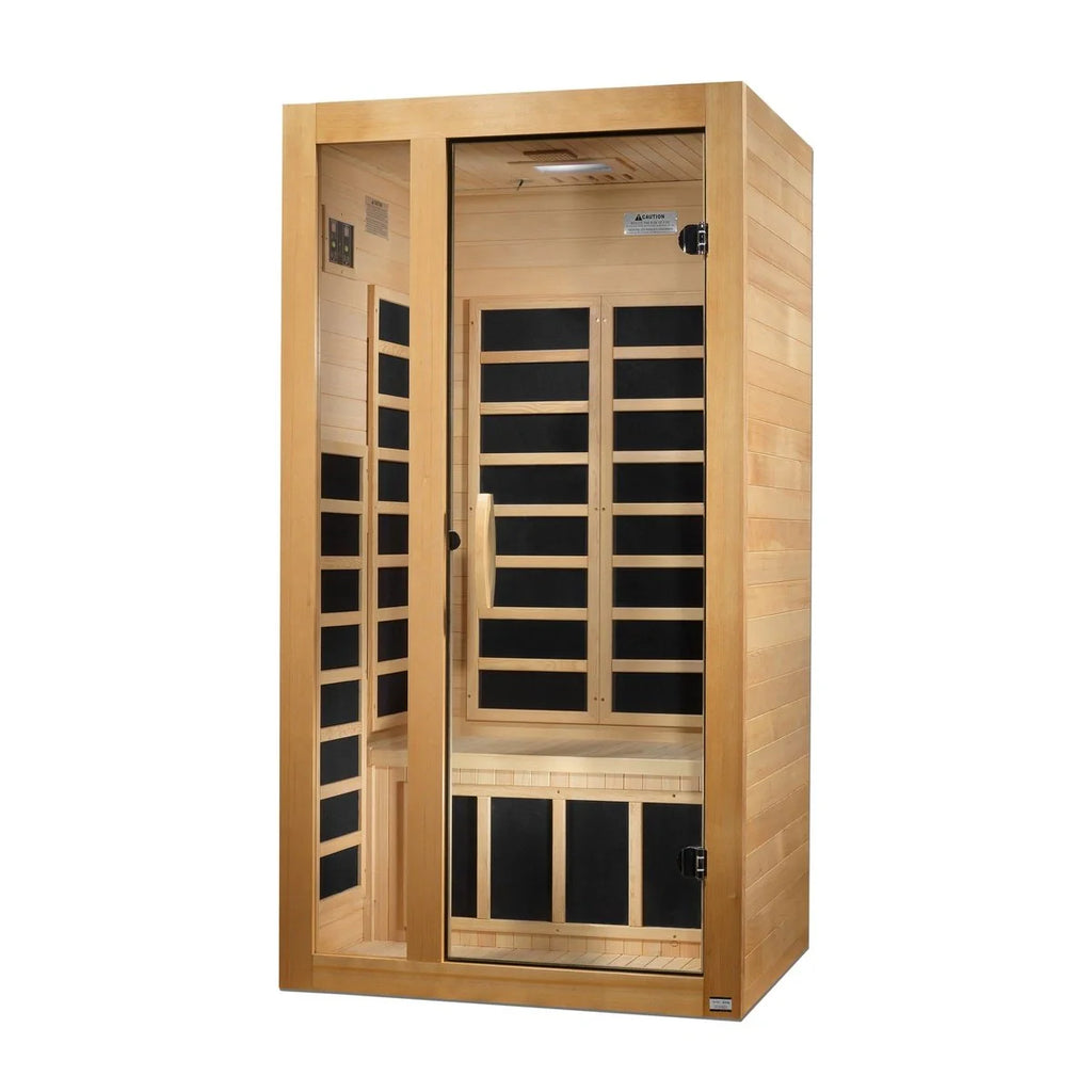 Dynamic "Gracia" 1-2-person Low EMF FAR Infrared Sauna DYN-6119-01 - bench detail