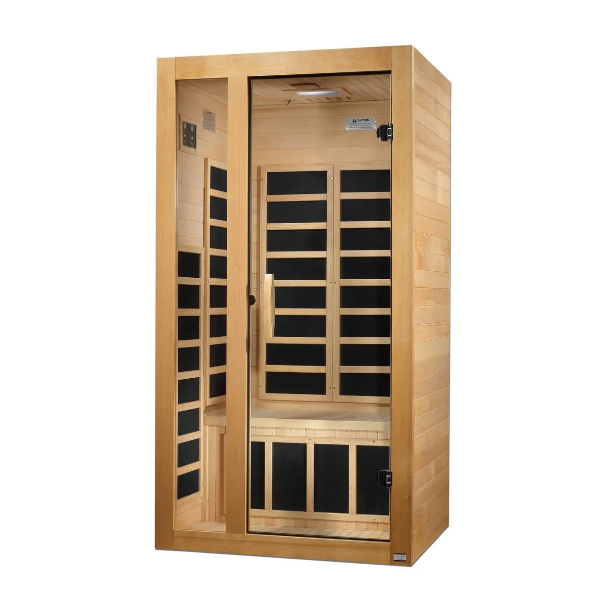Dynamic "Gracia" 1-2-person Low EMF FAR Infrared Sauna DYN-6119-01 - bench detail