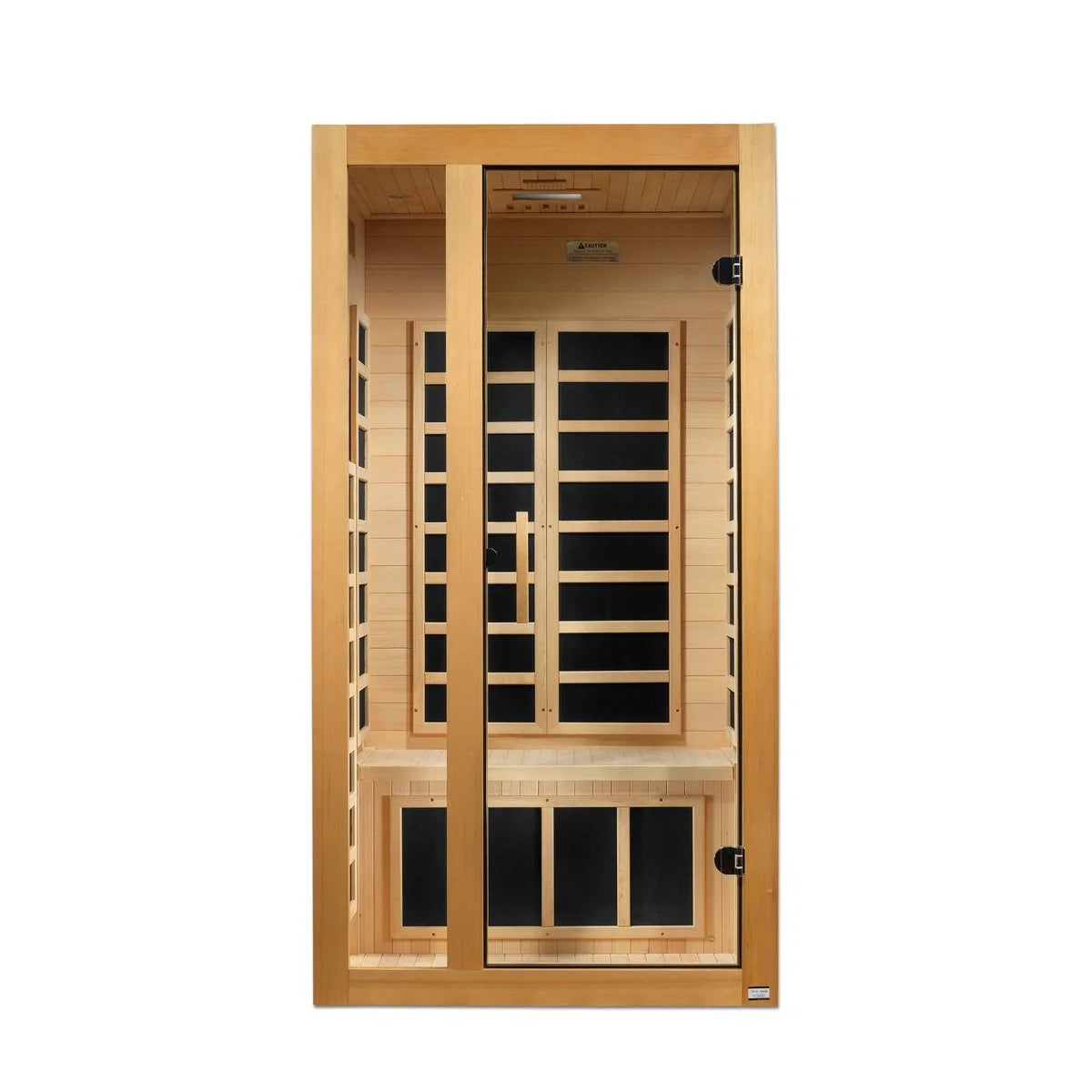 Dynamic "Gracia" 1-2-person Low EMF FAR Infrared Sauna DYN-6119-01 - door detail