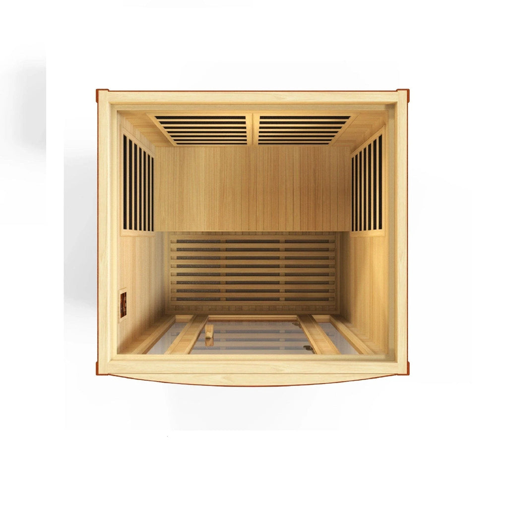 Dynamic "San Marino" 2-person Low EMF FAR Infrared Sauna DYN-6206-01 - package contents