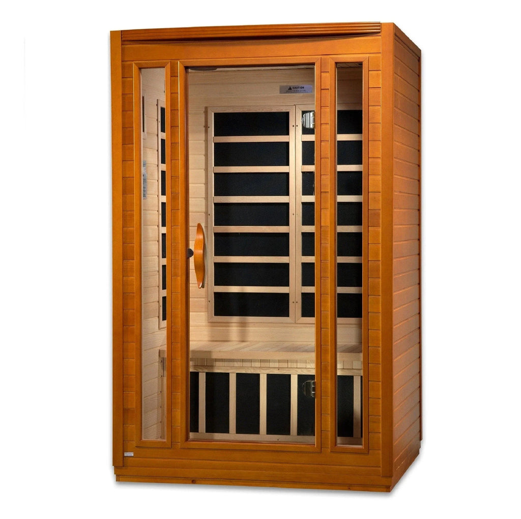 Dynamic "San Marino" 2-person Low EMF FAR Infrared Sauna DYN-6206-01 - interior detail