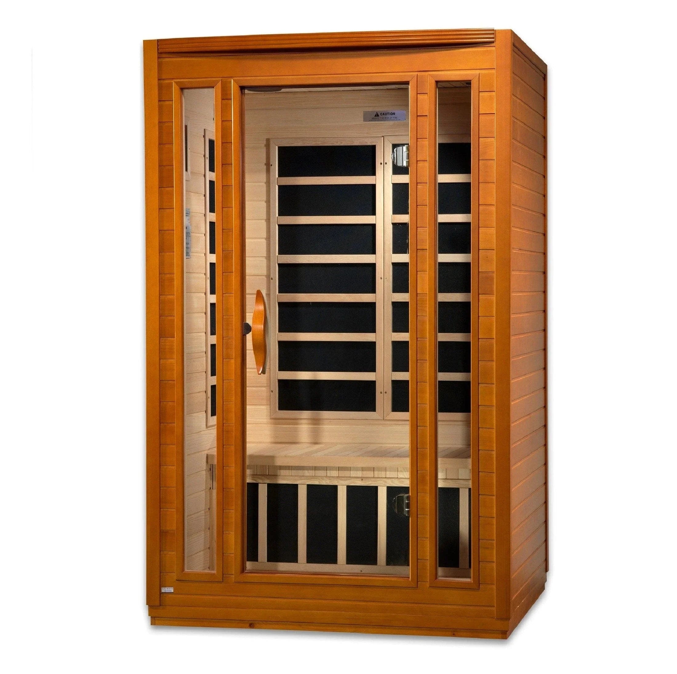 Dynamic "San Marino" 2-person Low EMF FAR Infrared Sauna DYN-6206-01 - interior detail