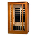 Dynamic San Marino Elite 2-person Ultra Low EMF FAR Infrared Sauna - DYN-6206-01 Elite - exterior front view