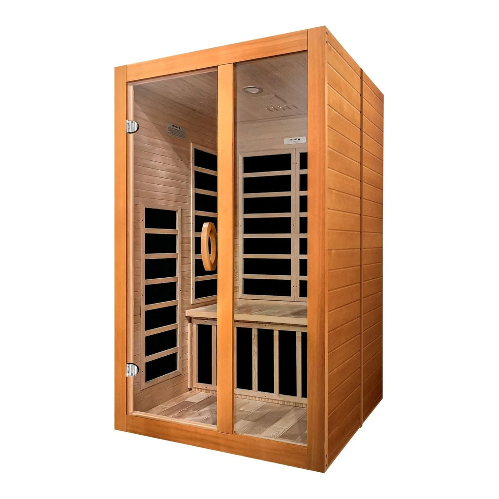 Dynamic Santiago Elite 2-person Ultra Low EMF FAR Infrared Sauna - DYN-6209-02 Elite - spec close-up