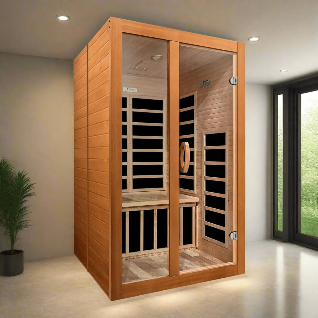 Dynamic Santiago Elite 2-person Ultra Low EMF FAR Infrared Sauna - DYN-6209-02 Elite - package contents