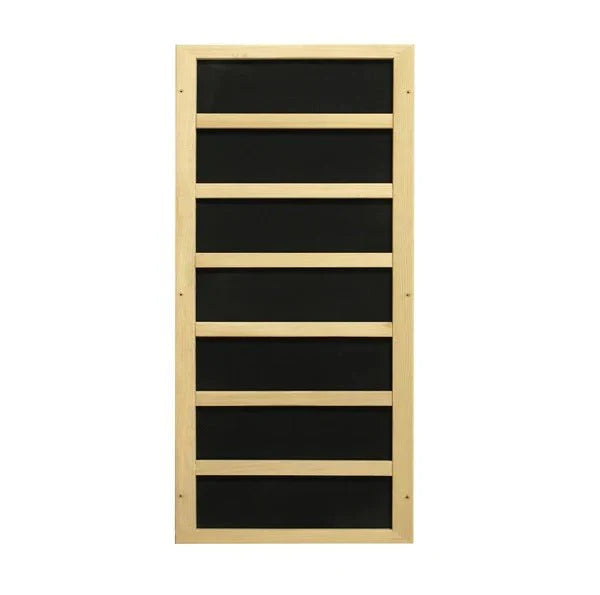 Dynamic Venice Elite 2-person Ultra Low EMF FAR Infrared Sauna - DYN-6210-01 Elite - wood grain detail
