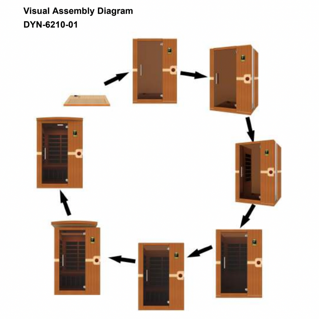 Dynamic Venice Elite 2-person Ultra Low EMF FAR Infrared Sauna - DYN-6210-01 Elite - mood shot