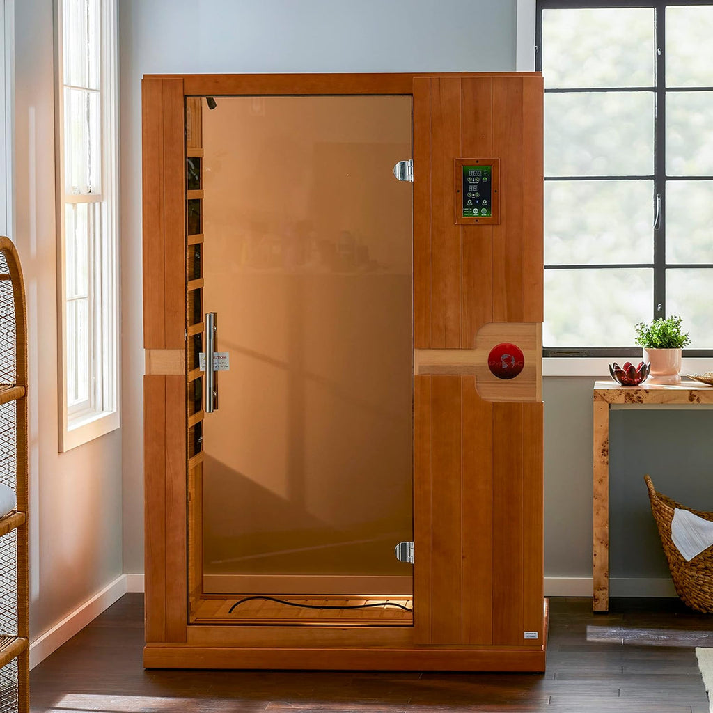 Dynamic Venice Elite 2-person Ultra Low EMF FAR Infrared Sauna - DYN-6210-01 Elite - lighting detail
