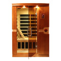 Dynamic Venice Elite 2-person Ultra Low EMF FAR Infrared Sauna - DYN-6210-01 Elite - exterior front view