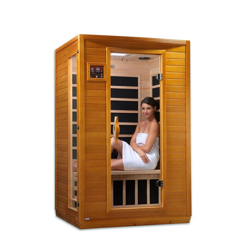 Dynamic "Versailles" 2-person Low EMF FAR Infrared Sauna DYN-6202-03 - in setting