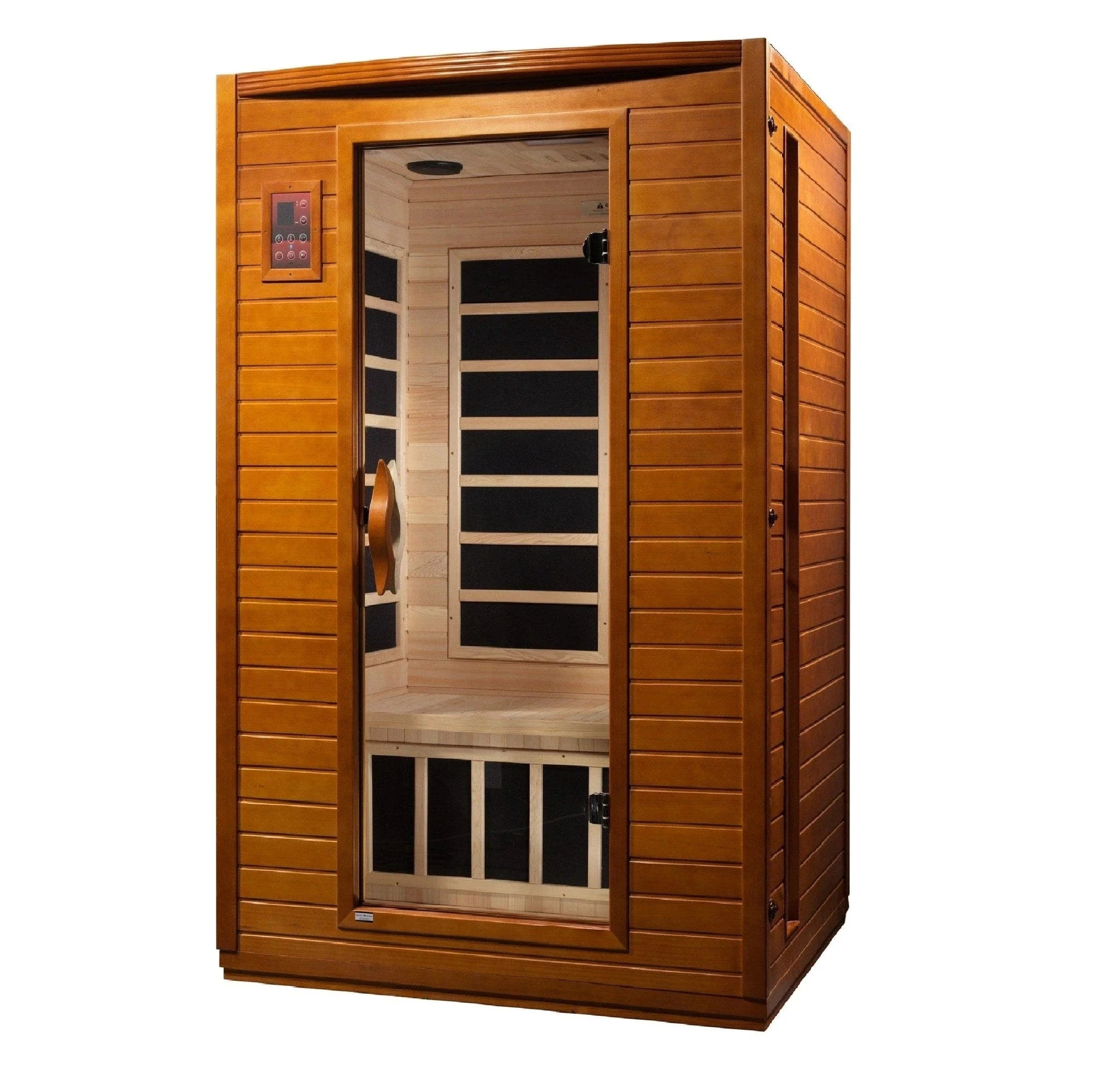 Dynamic "Versailles" 2-person Low EMF FAR Infrared Sauna DYN-6202-03 - exterior front view