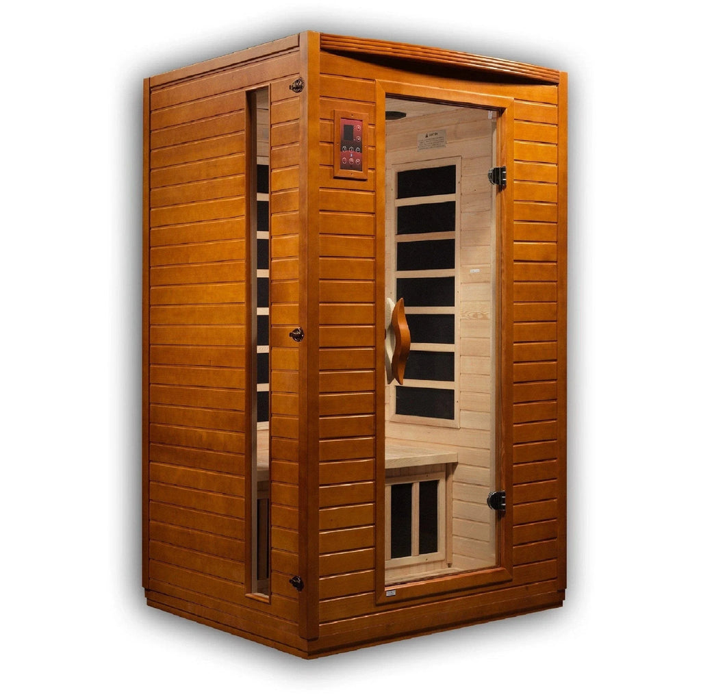 Dynamic "Versailles" 2-person Low EMF FAR Infrared Sauna DYN-6202-03 - side profile