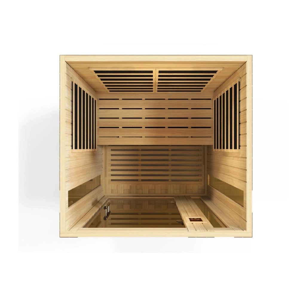Dynamic "Vittoria" 2-person Low EMF FAR Infrared Sauna - DYN-6220-01 - package contents