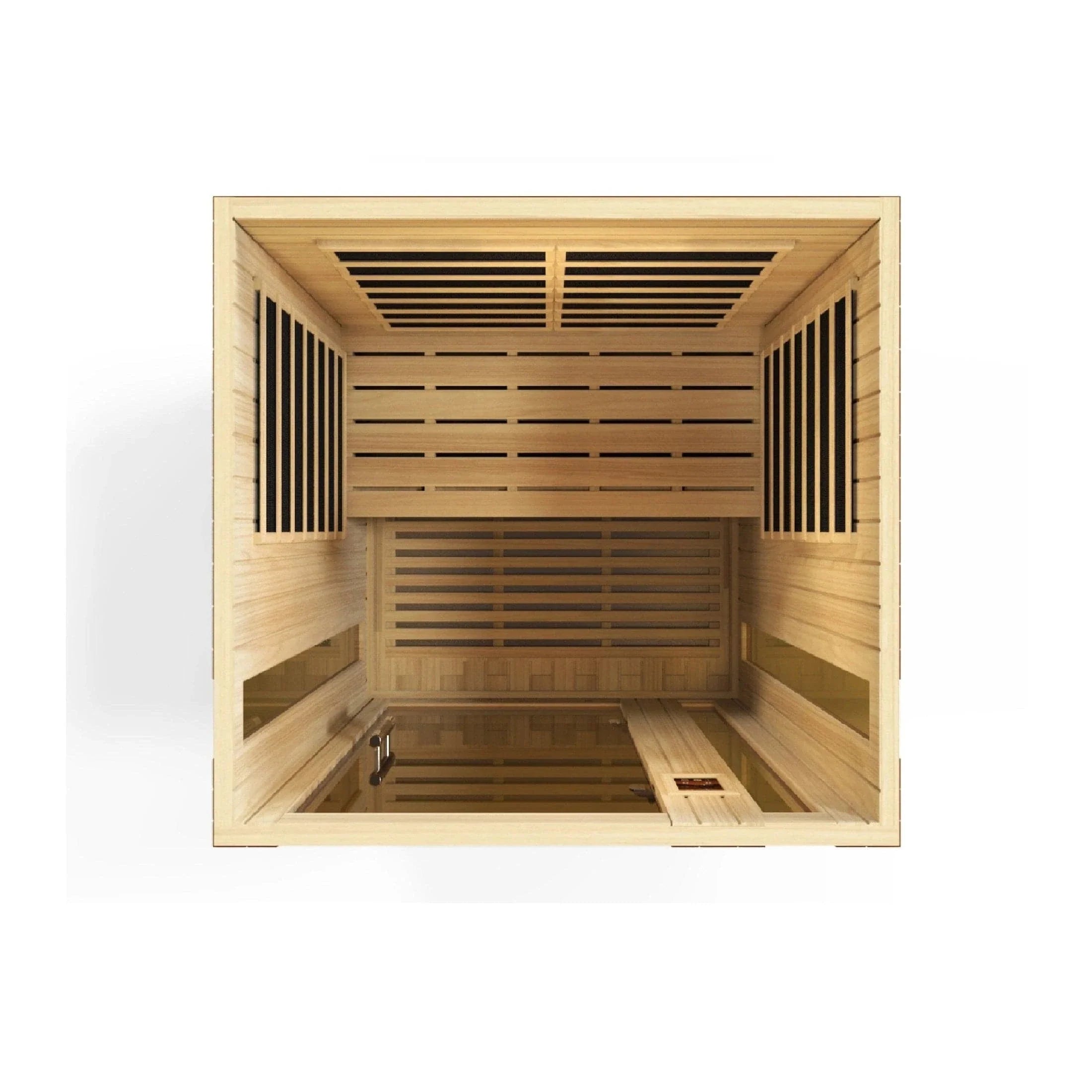 Dynamic "Vittoria" 2-person Low EMF FAR Infrared Sauna - DYN-6220-01 - package contents
