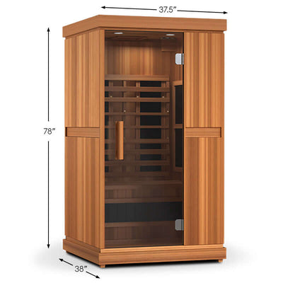 Finnmark FD-1 Full Spectrum 1-Person Infrared Sauna - installation view