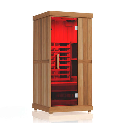 Finnmark FD-1 Full Spectrum 1-Person Infrared Sauna - lighting detail