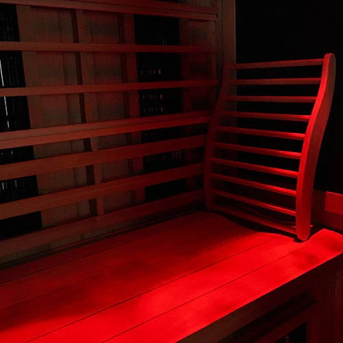 Finnmark FD-2 Full Spectrum 2-Person Infrared Sauna - control panel detail