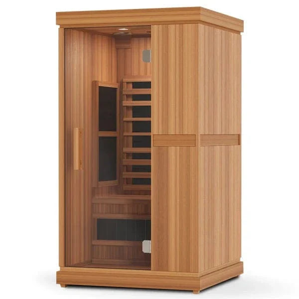 Finnmark FD-1 Full Spectrum 1-Person Infrared Sauna - interior detail