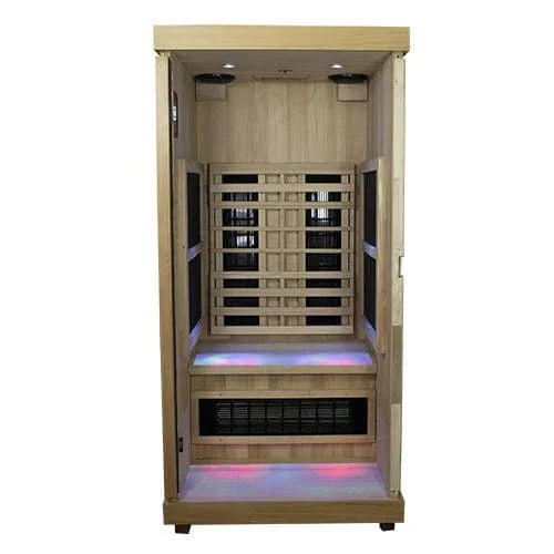 Finnmark FD-1 Full Spectrum 1-Person Infrared Sauna - heater detail