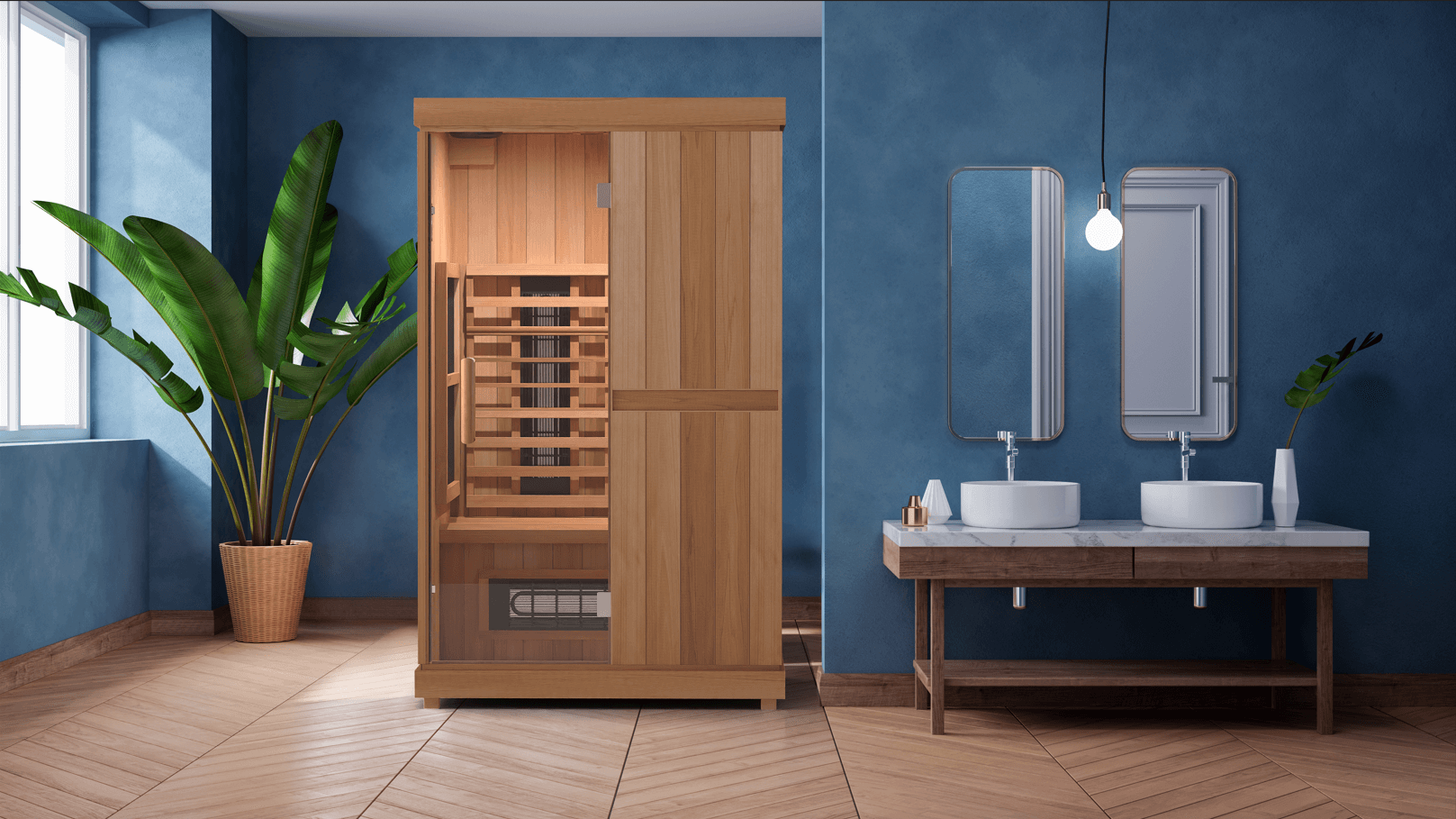 Finnmark FD-2 Full Spectrum 2-Person Infrared Sauna - accessory shot