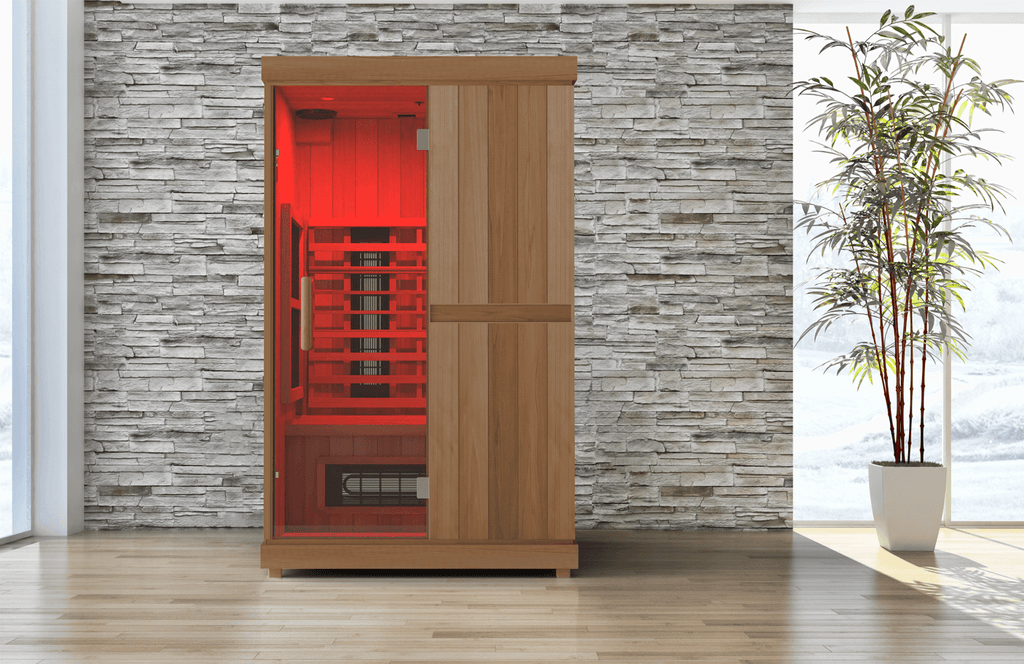Finnmark FD-2 Full Spectrum 2-Person Infrared Sauna - scale reference