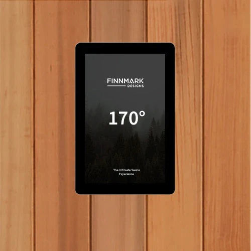 Finnmark FD-2 Full Spectrum 2-Person Infrared Sauna - door detail