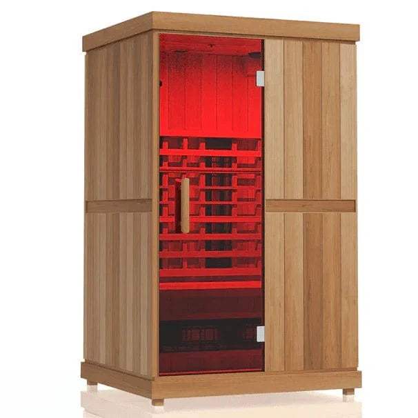Finnmark FD-2 Full Spectrum 2-Person Infrared Sauna - exterior front view