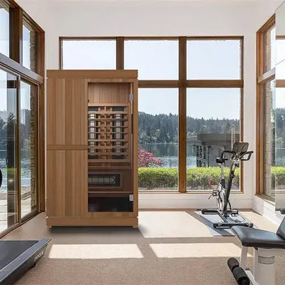Finnmark FD-4 Trinity Infrared and Traditional 2-Person Hybrid Sauna - dimensions overview