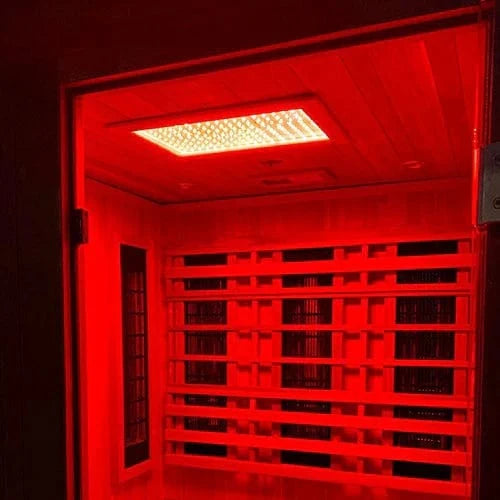 Finnmark FD-4 Trinity Infrared and Traditional 2-Person Hybrid Sauna - door detail