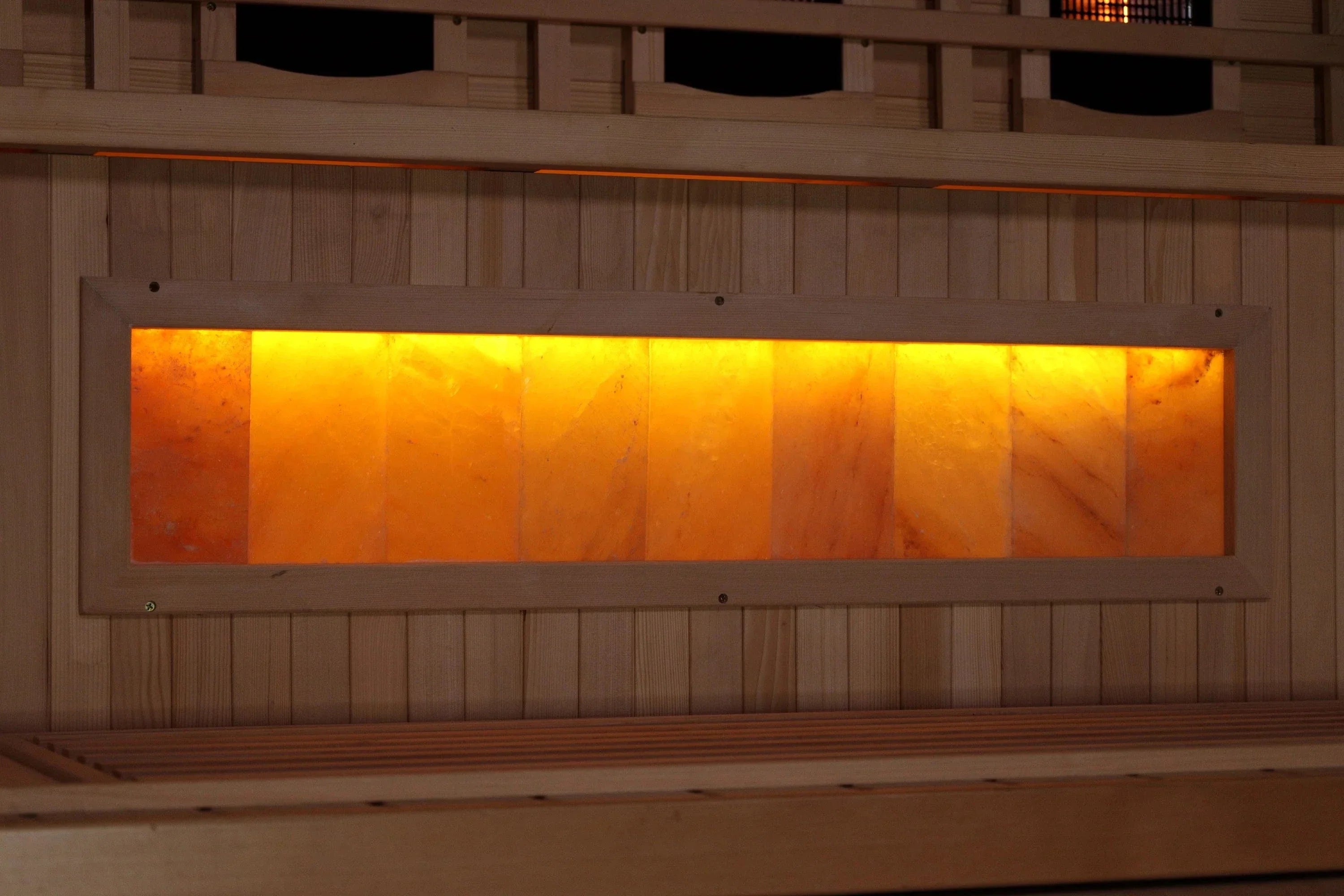 Golden Designs 2-Person 2025 Reserve Edition GDI-8020-03 Full Spectrum with Himalayan Salt Bar - control panel detail