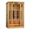 Golden Designs 2-Person 2025 Reserve Edition GDI-8020-03 Full Spectrum with Himalayan Salt Bar - exterior front view