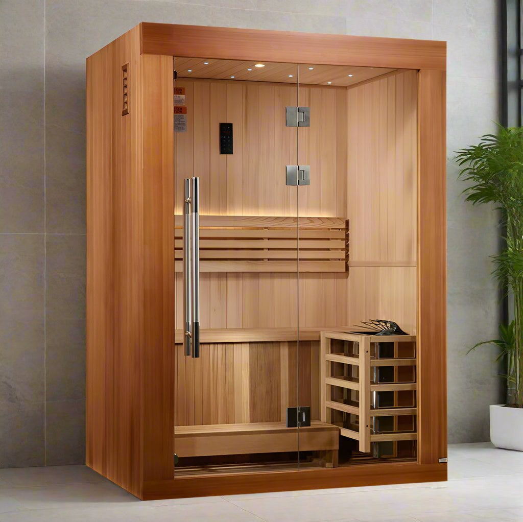 Golden Designs 2025 "Sundsvall Edition" 2 Person Traditional Sauna - accessory shot