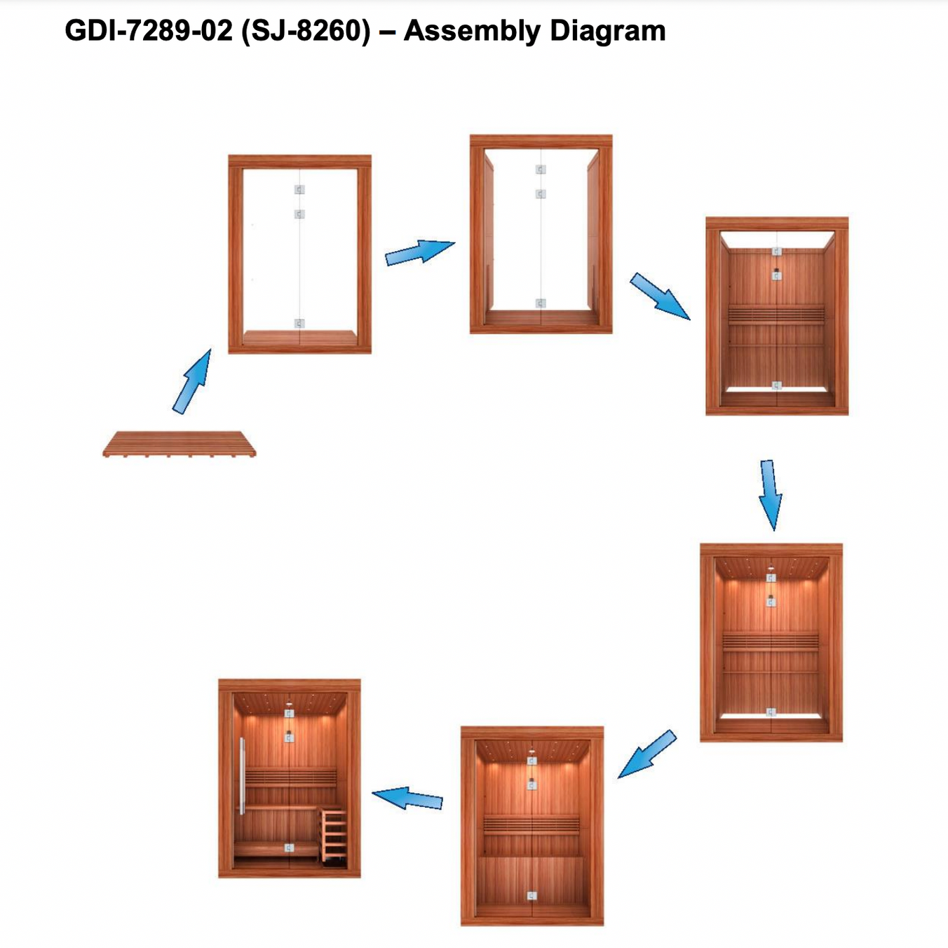 Golden Designs 2025 "Sundsvall Edition" 2 Person Traditional Sauna - lighting detail