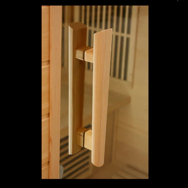 Golden Designs Maxxus Near Zero EMF FAR Infrared Sauna with Canadian Hemlock | MX-K306-01-ZF