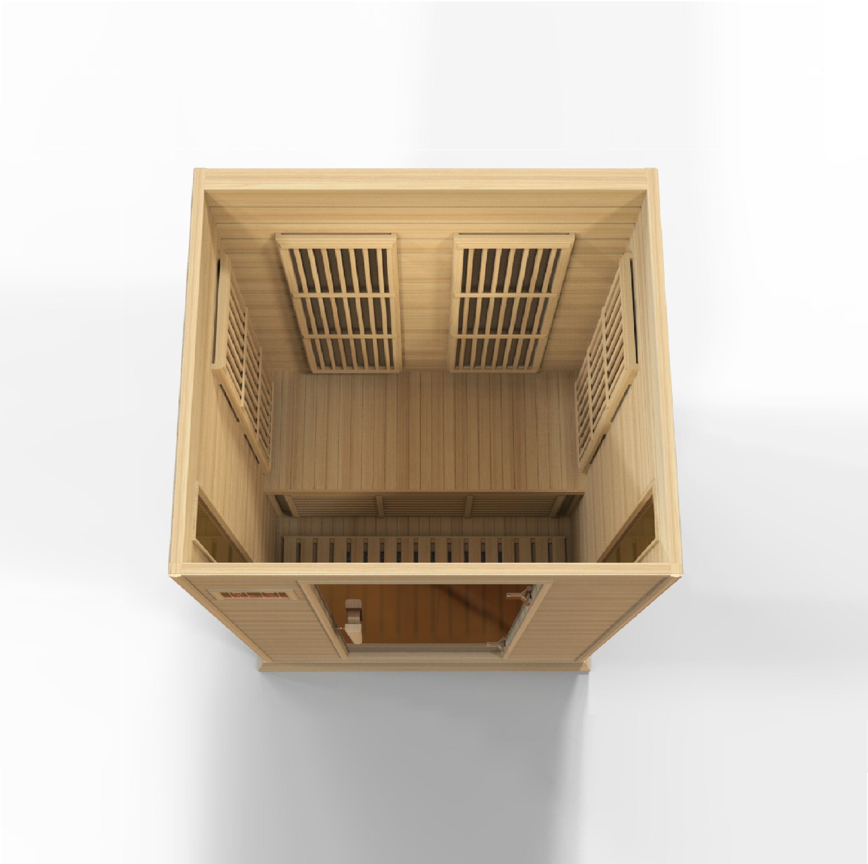 Maxxus 2-Person Low EMF FAR Infrared Sauna Canadian Hemlock MX-K206-01 - heater detail